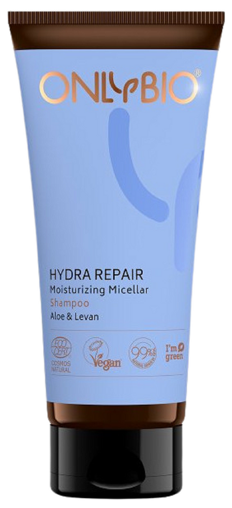 OnlyBio Hydra Repair Moisturizing Micellar Shampoo with Aloe and Levan for Dry Damaged Hair 200ml