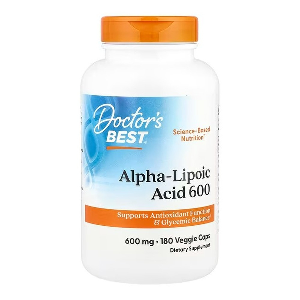 Doctor's Best Alpha-Lipoic Acid, 600mg Capsules 180 vcaps