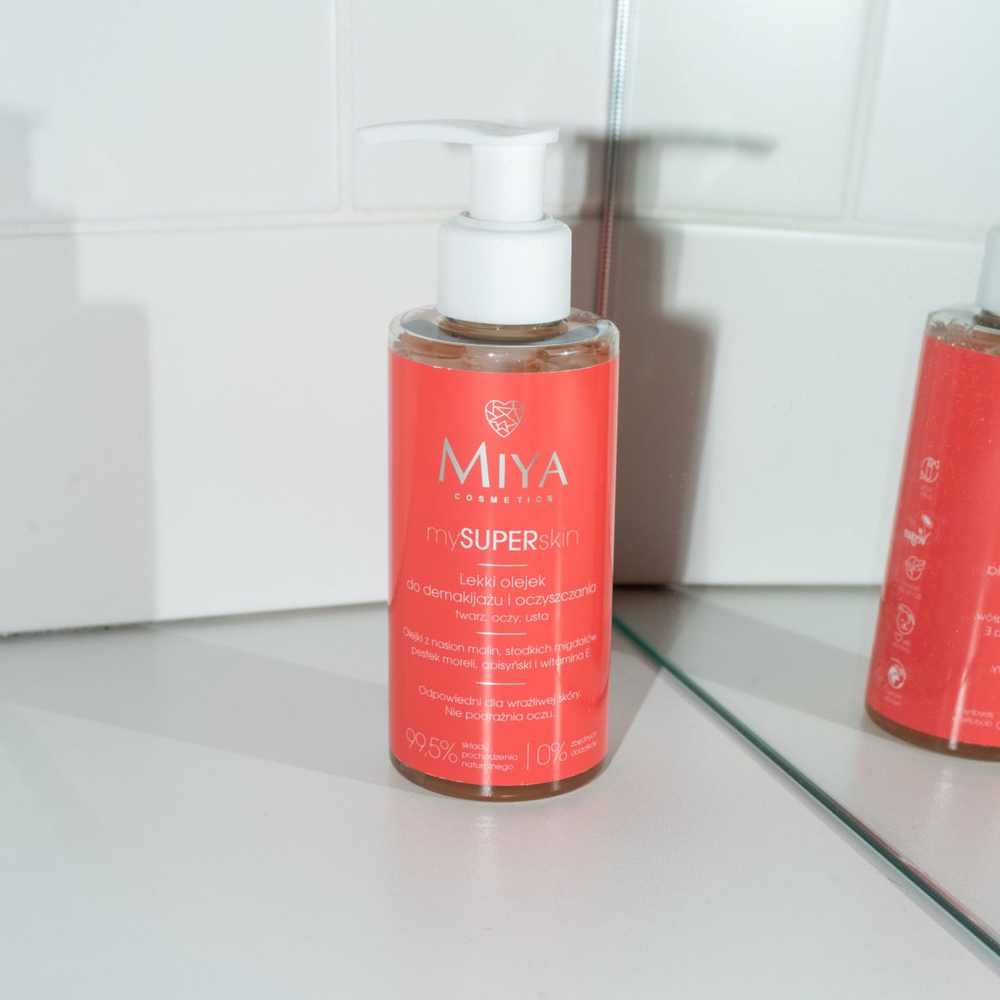 MIYA mySUPERskin Light Oil for Make-up Removal for All Skin Types 140ml