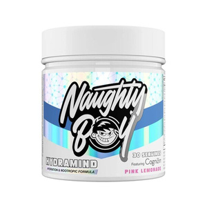 Naughty Boy Hydramind Pink Lemonade Powder for Hydration and Focus 282g