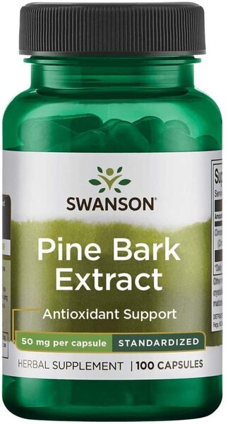 Swanson Pine Bark Extract 50mg 100 Capsules