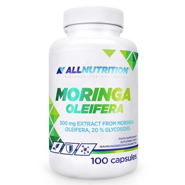 Allnutrition Moringa Oleifera Ekstrakt z Liści 100 Kapsułek