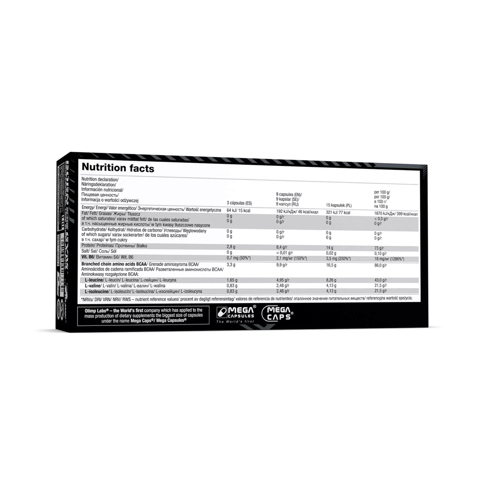Olimp BCAA 1100 Mega Caps 120 Kapsułek