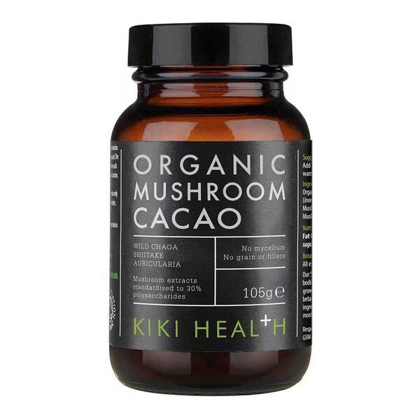 KIKI Health Mushroom Cacao a Hot Chocolate Alternative with Mushroom Extracts 105g
