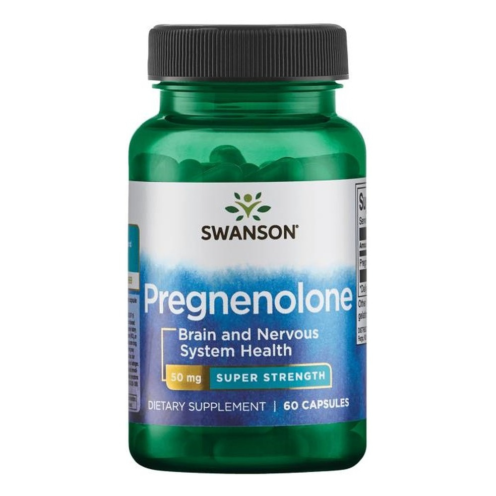 Swanson Pregnenolone 50mg Super-Strength 60 Kapsułek