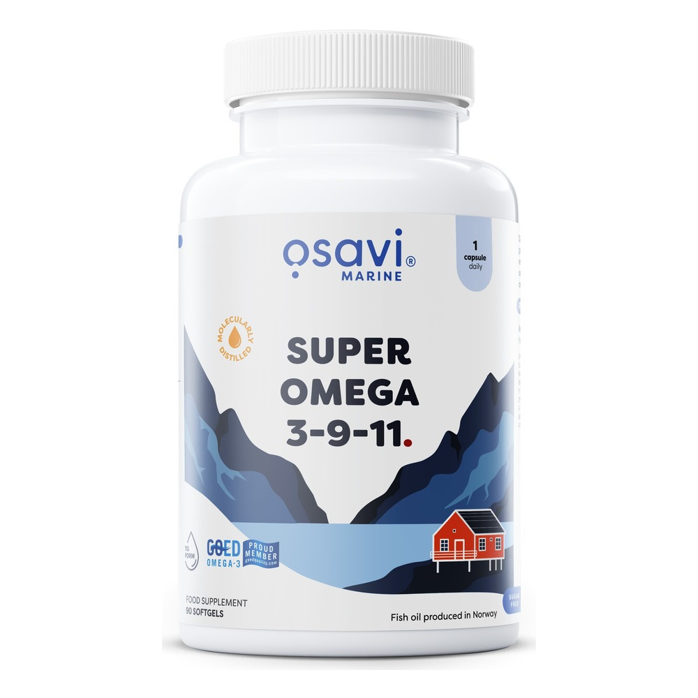 Osavi Super Omega 3-9-11 olej rybi EPAX® 90 kapsułek miękkich