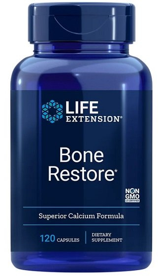 Life Extension Bone Restore Kompleksowa Formuła Mineralna Na Zdrowe Kości 120 Kapsułek