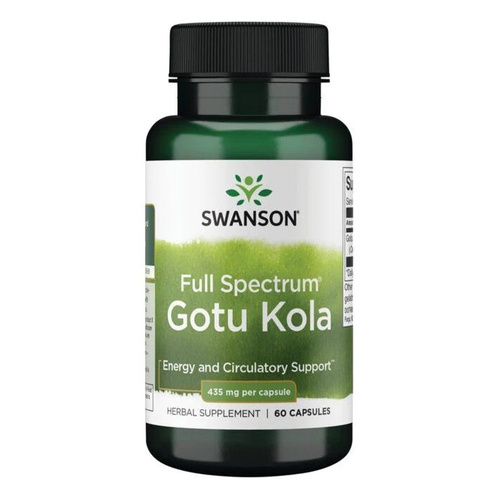 Swanson Full Spectrum Gotu Kola 435mg 60 Capsules