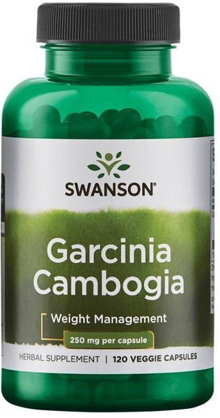 Swanson Garcinia Cambogia 250mg Tamaryndowiec Malabarski 120 Kapsułek