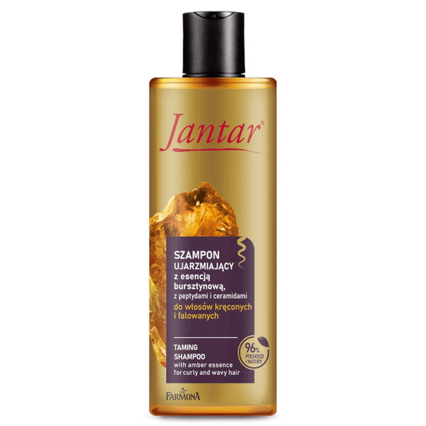 Jantar Taming Shampoo with Amber Essence, Peptides and Ceramides for Curly and Wavy Hair 300ml