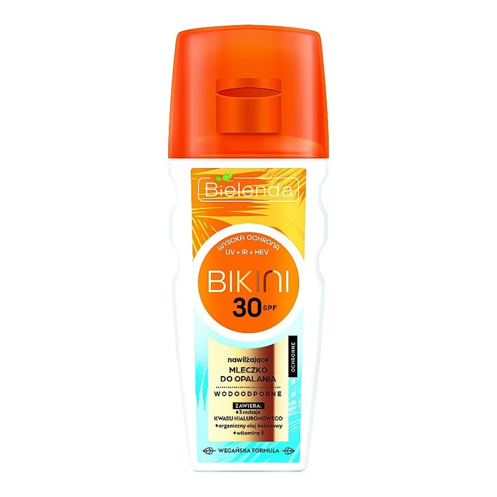 Bielenda Bikini Nawilżające Wodoodporne Mleczko do Opalania SPF30 175ml Best Before 30.09.26