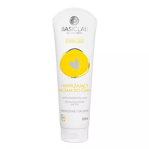 BasicLab Famillias Luxury Moisturizing Body Lotion for Dry, Irritated & Atopic Skin - 250ml