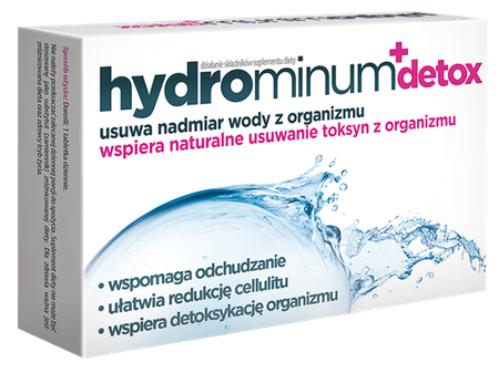 Aflofarm Hydrominum Detox for Water Elimination and Toxin Removal 30 Tablets