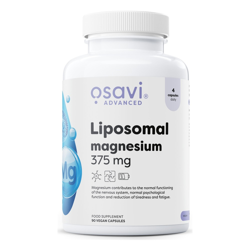 Osavi Liposomal Magnesium 375mg 90 Vegan Capsules