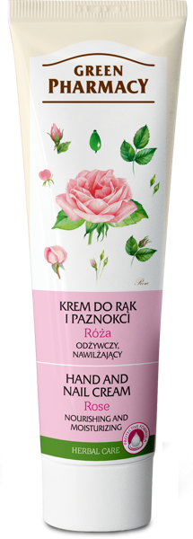 Green Pharmacy Rose Nourishing Moisturizing Hand and Nail Cream 100 ml