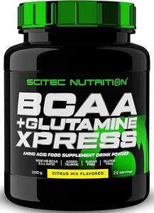 SciTec BCAA + Glutamine XPress, Citrus Mix - 300g