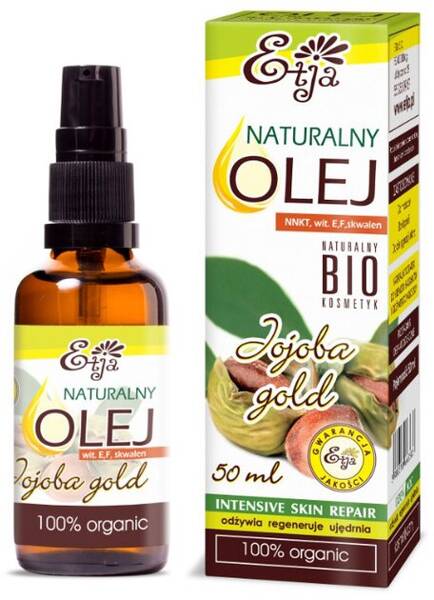 Etja Bio Olej Jojoba Gold  dla Skóry Delikatnej Trądzikowej 50ml