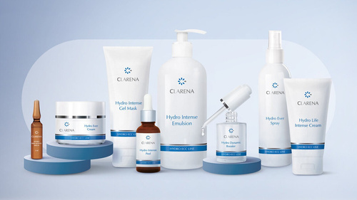 Clarena Hydro ECC Line Intensively Moisturizing Gel Mask for Dry and Dehydrated Skin 5ml