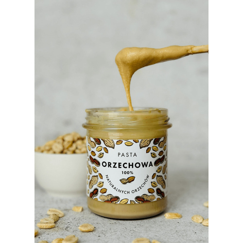 Młyn Kopytowa Treasures of the Mill 100% Natural Peanut Butter Peanut Paste 300g