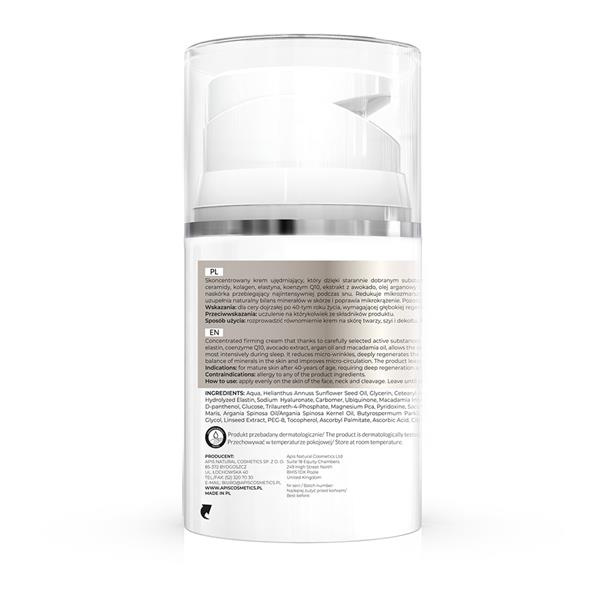 Apis Inspiration Firming and Regenerating Night Face Cream 40+ 50ml