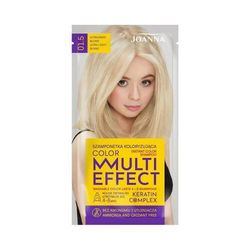 Joanna Multi Effect Color Coloring Shampoo Ultra Light Blonde 01.5 35g