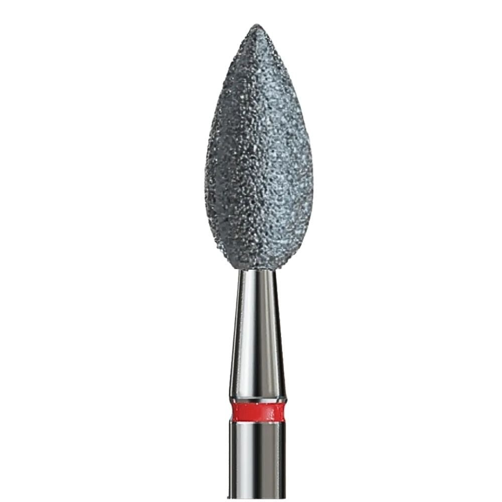 IQ Nails Diamond Nail Drill Bit Large Flame Shape Fine 4.5mm