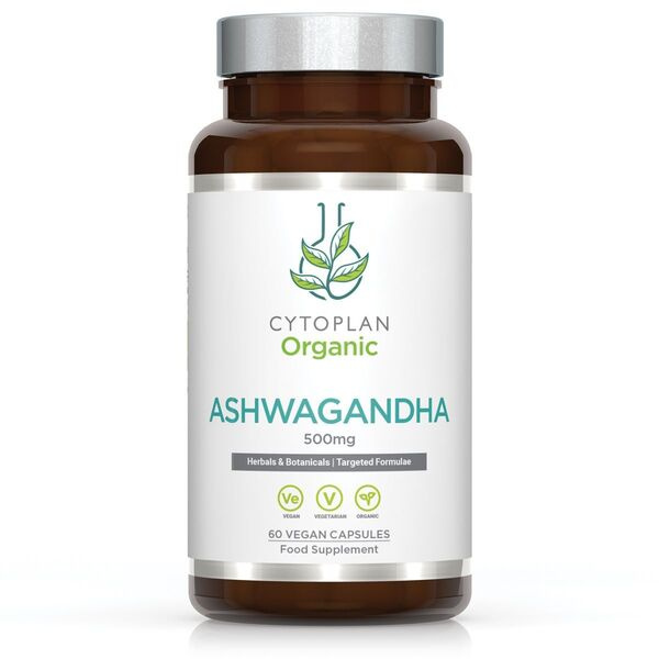 Cytoplan Organiczna Ashwagandha Na Stres i Relaks 60 Kapsułek