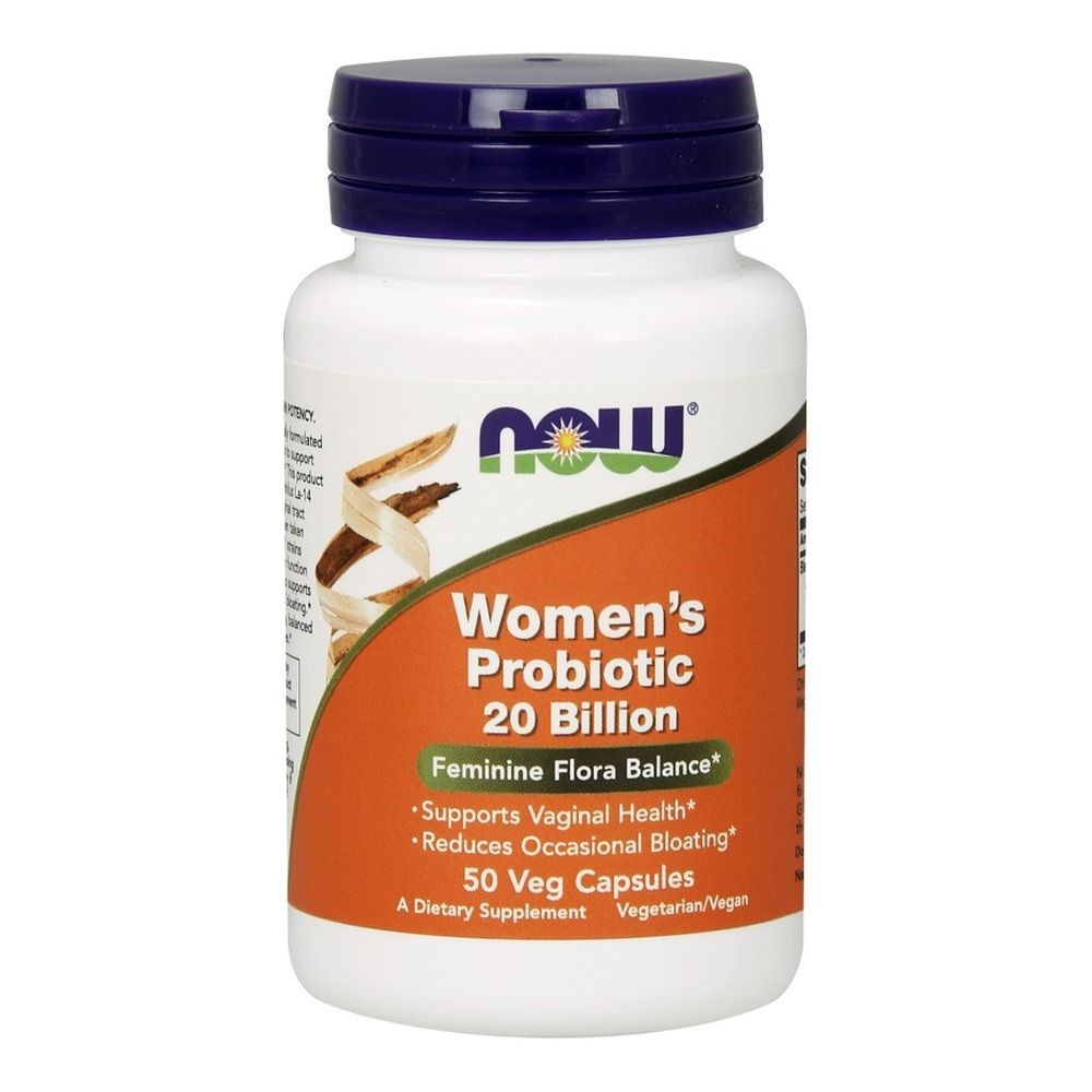 Now Foods Women's Probiotic 20 Billion Women's Health Support 50 Capsules