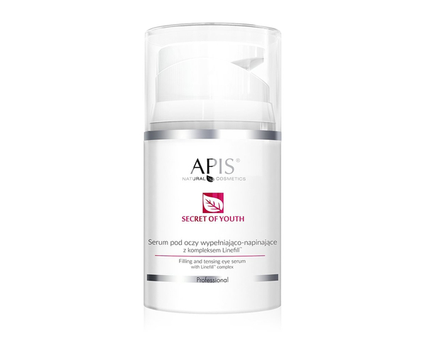 Apis Professional Secret of Youth Wypełniające i Napinające Serum pod Oczy z Kompleksem Linefill™ 50ml Best Before 07.06.25