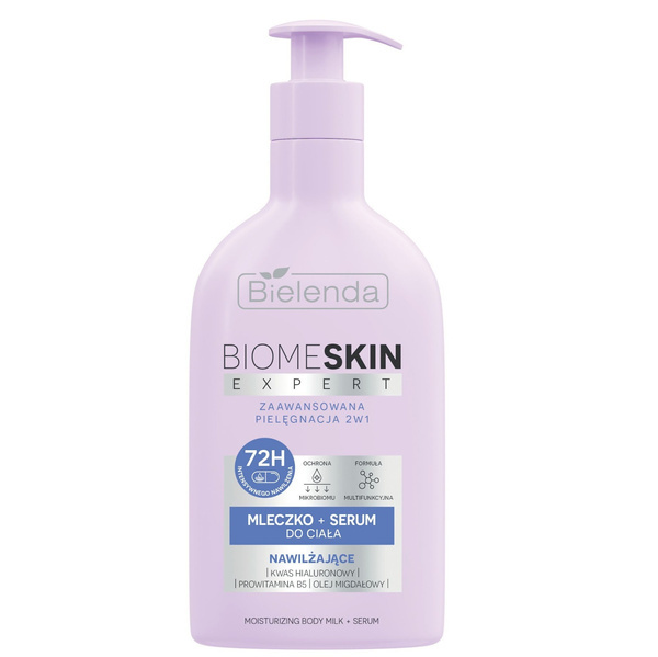 Bielenda Biome Skin Expert Moisturizing Milk + Body Serum 2in1 350ml