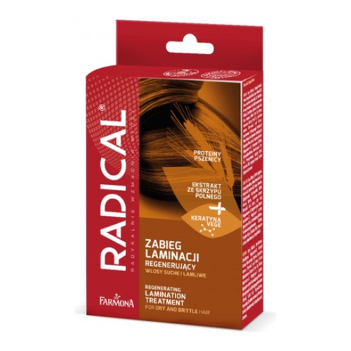 Radical Regenerating Hair Lamination Treatment Mask 15ml Booster 15ml Serum 5ml