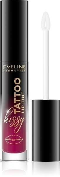 Eveline Kissy Tattoo Lip Tint Długotrwała Pomadka w Płynie Nr 01 Pretty Purple 4,5ml