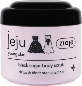 Ziaja Jeju Young Skin Black Sugar Body Peeling Mango Coconut Papaya 200ml Best Before 30.11.25
