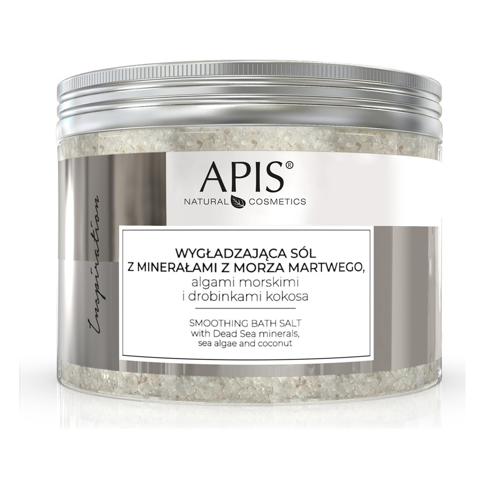 Apis Inspiration Smoothing Bath Salt with Dead Sea Minerals Sea Algae and Coconut 650g