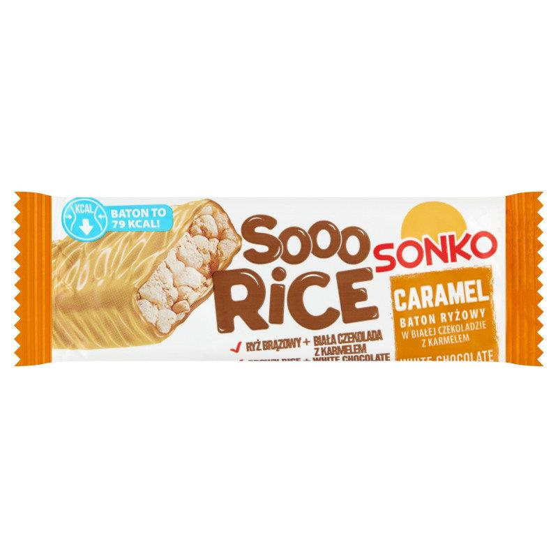 Sonko Sooo Rice Rice Bar in White Chocolate with Caramel 16g