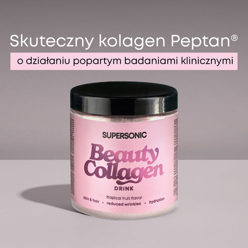 Supersonic Collagen Beauty Drink with Tropical Fruit Flavor 180g