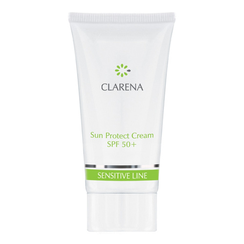 Clarena Sensitive Line Całoroczny Krem do Twarzy z Filtrem SPF50 dla Skóry Wrażliwej i Naczynkowej 30ml