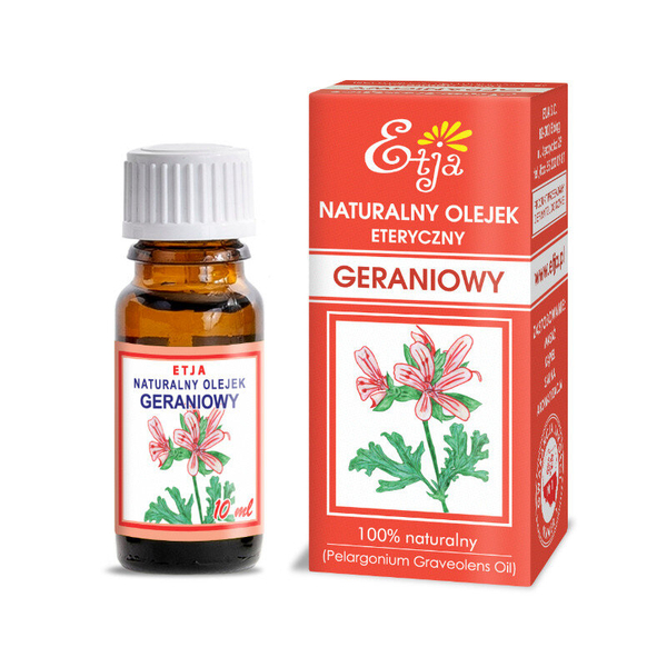 Etja Naturalny Olejek Eteryczny Geraniowy 10ml