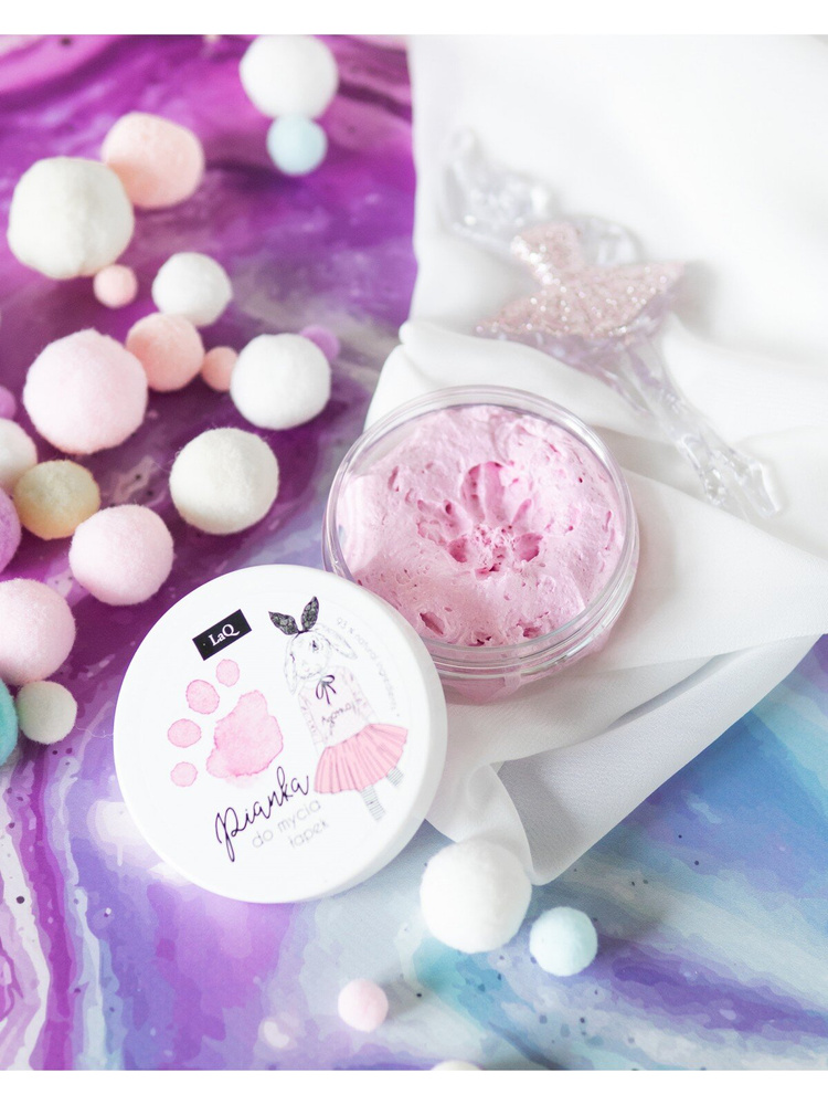 LaQ Różowa Pianka do Mycia Łapek 50ml