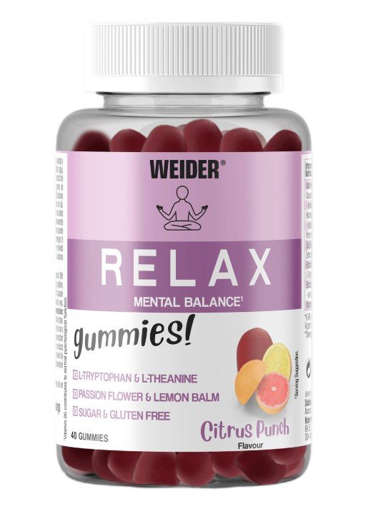Weider Relax, Citrus Punch - 40 gummies
