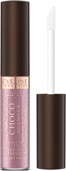 Eveline Choco Glamour Wodoodporne Cienie w Płynie Nr 04 6,5ml