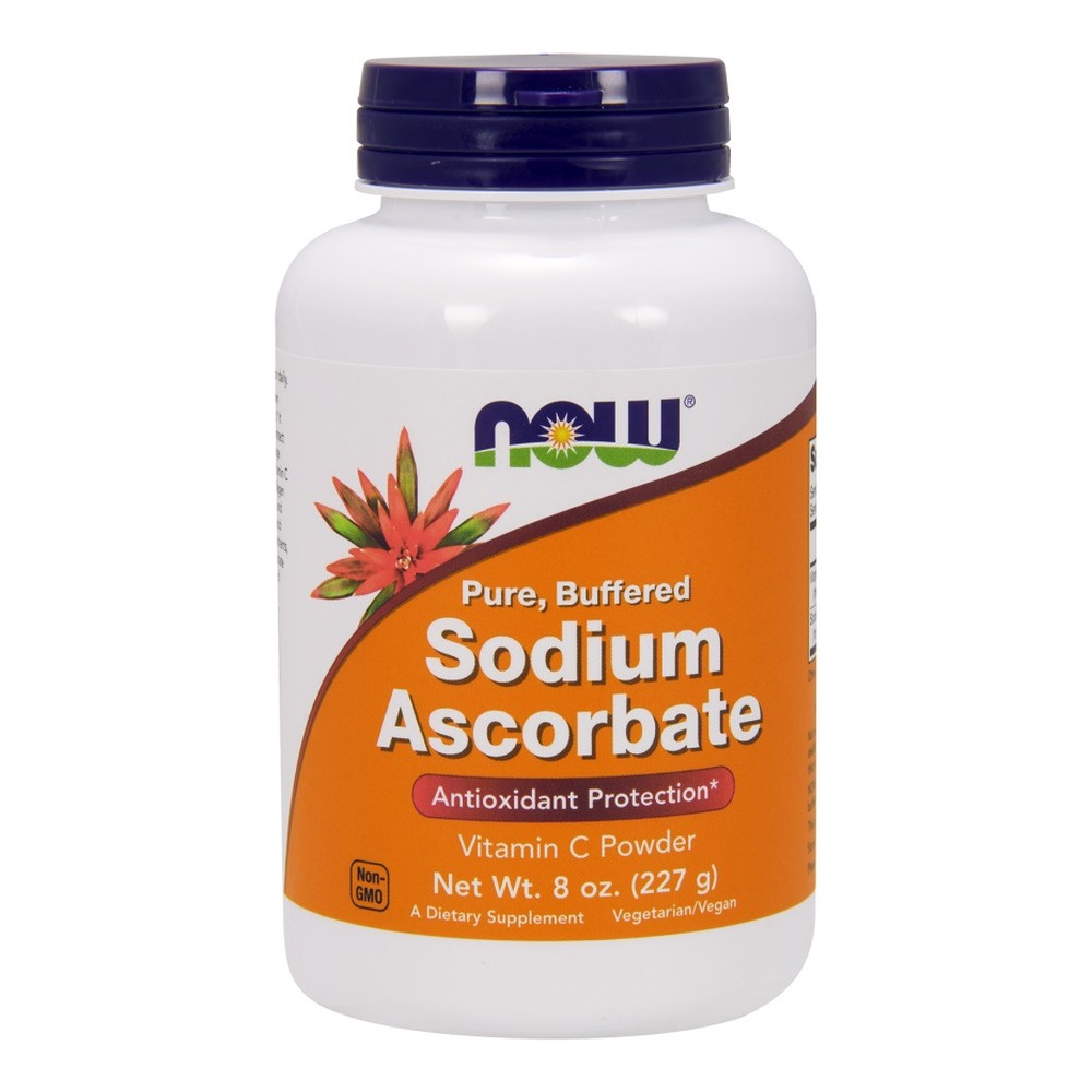 Now Foods Sodium Ascorbate Powder Buffered Supports Immune System 227g