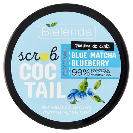 Bielenda Scrub Coctail Regenerujący Peeling do Ciała Blue Matcha & Blueberry 350g