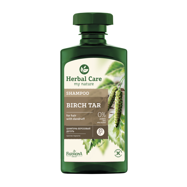 Herbal Care Oczyszczający Szampon Dziegieć Brzozowy dla Włosów z Łupieżem 330ml