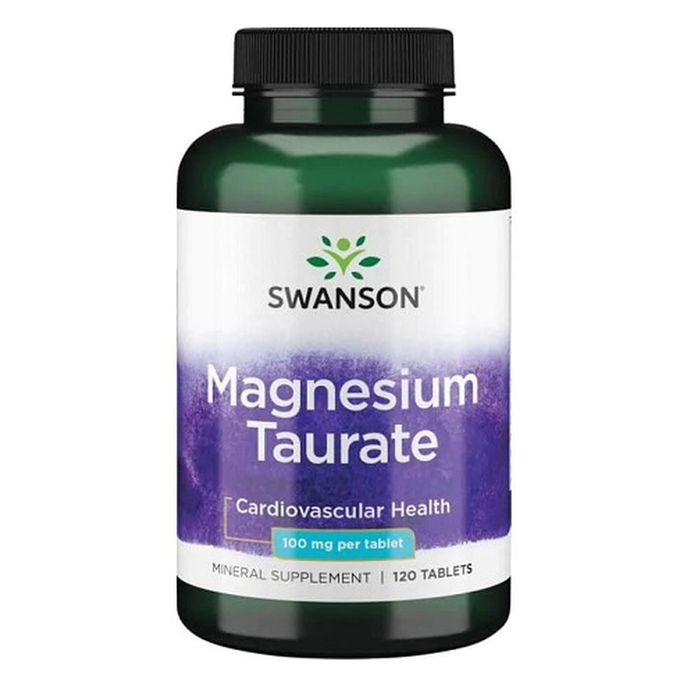 Swanson Magnesium Taurate 100mg 120 Tabletek