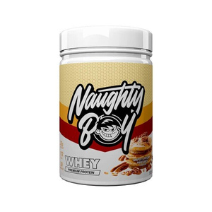 Naughty Boy Advanced Whey Odżywka Białkowa o Smaku Klonowych Naleśników z Orzechami Pekan Na Wzrost Mięśni 900g