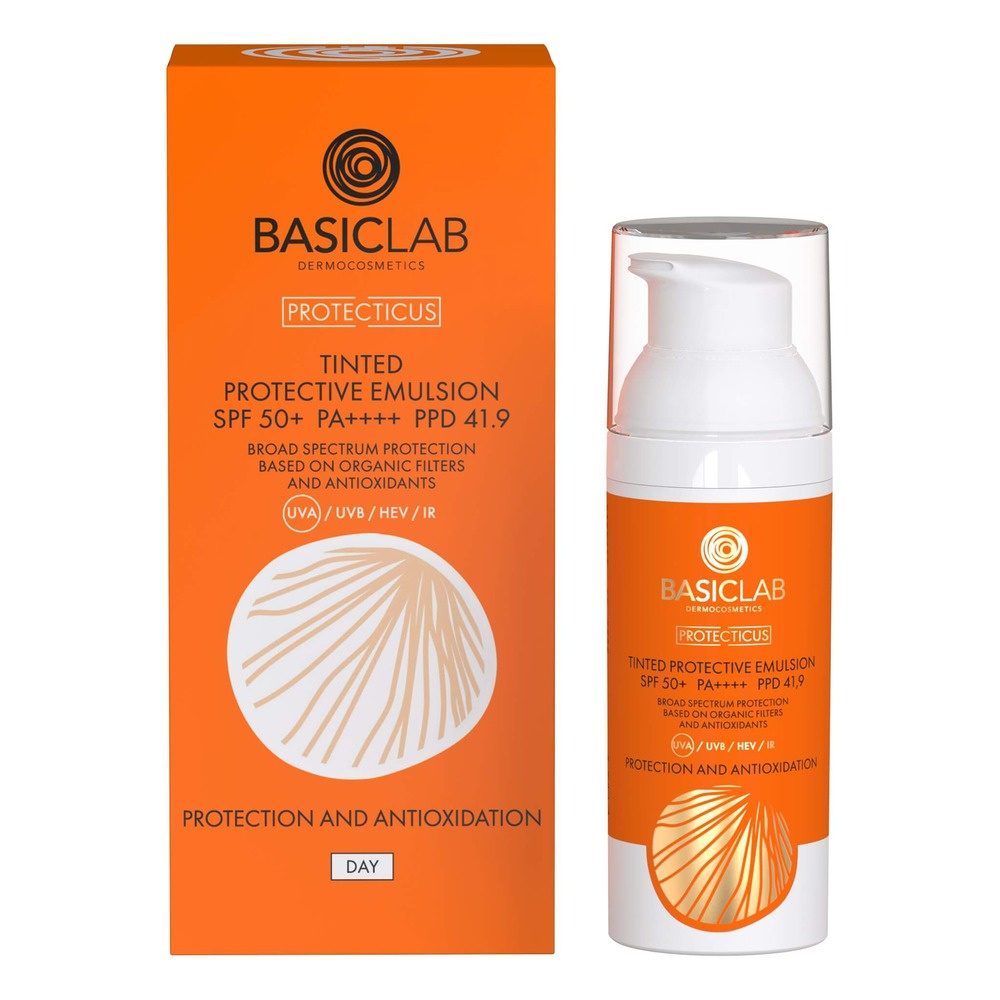 BasicLab Protecticus Toning Protective Emulsion SPF 50 PA 50ml
