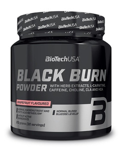 BioTechUSA Black Burn Powder Passion Fruit Thermogenic Formula for Weight Management 210g