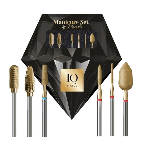 IQ Nails Quick i Easy Zestaw Frezów do Paznokci Mani 27 5szt