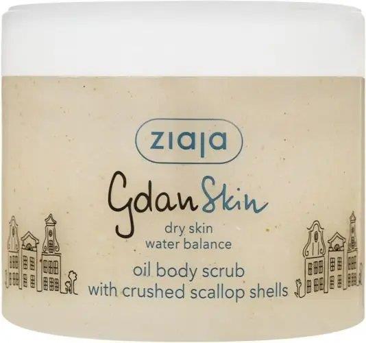 Ziaja GdanSkin Olejowy Peeling do Ciała z Kruszonymi Muszlami dla Skóry Suchej i Odwodnionej 300ml